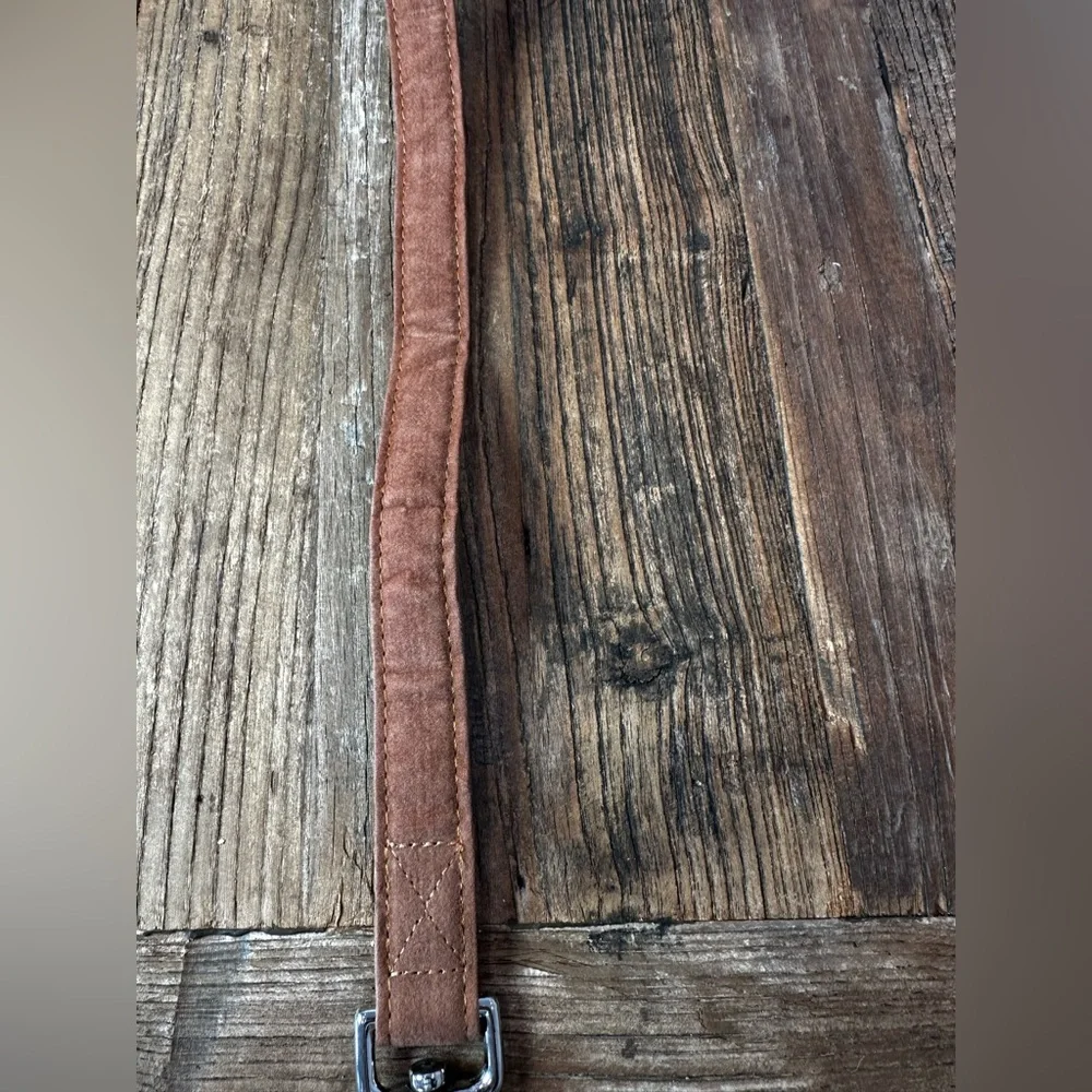 Premium Tan Dog leashes with Soft White Lining